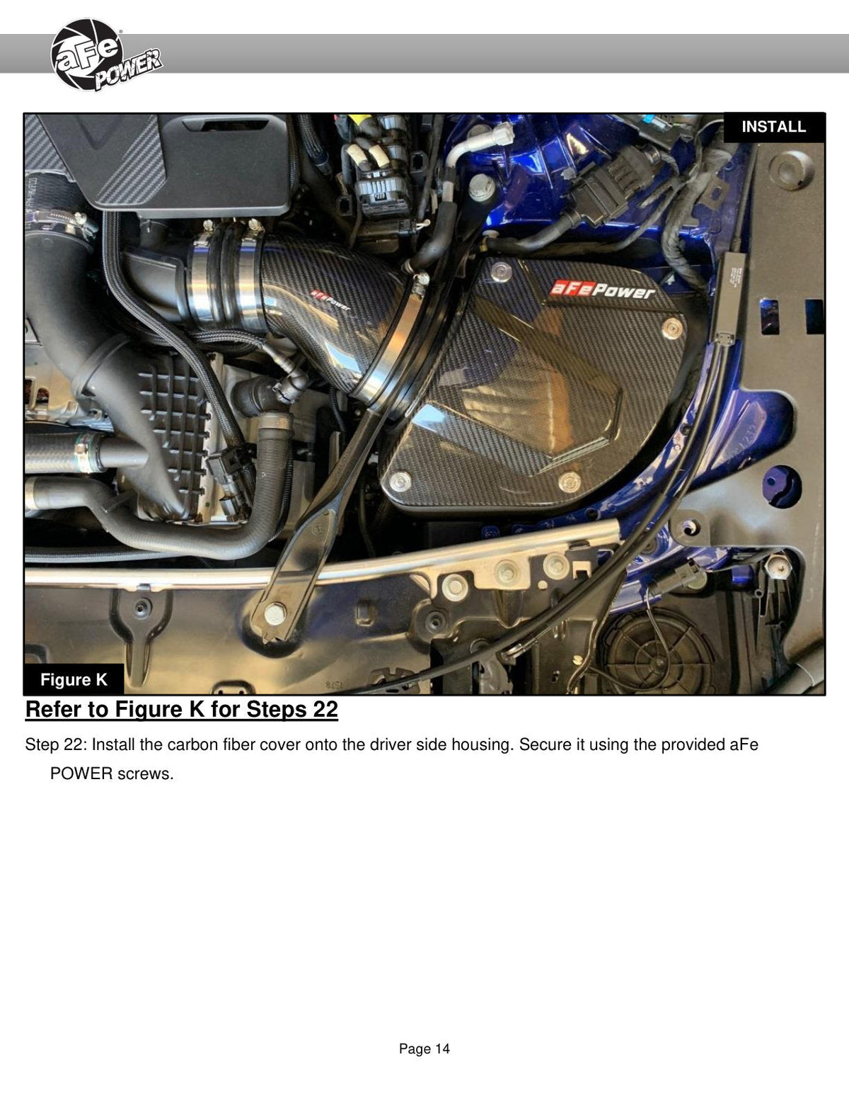 aFe Black Series Stage-2 Carbon Fiber Cold Air Intake System w/ Pro DRY S Media - 18-19 BMW M5 (F90)