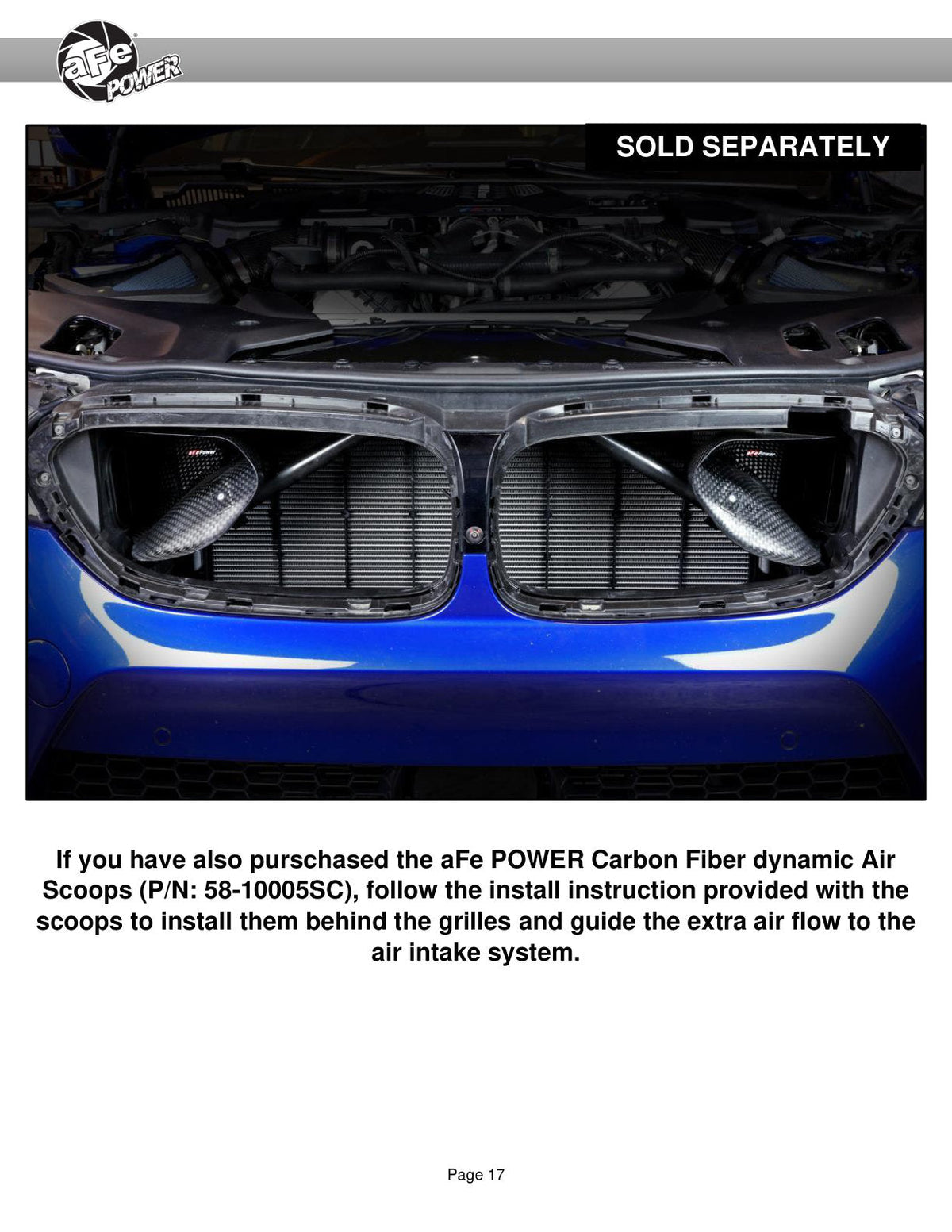 aFe Black Series Stage-2 Carbon Fiber Cold Air Intake System w/ Pro DRY S Media - 18-19 BMW M5 (F90)
