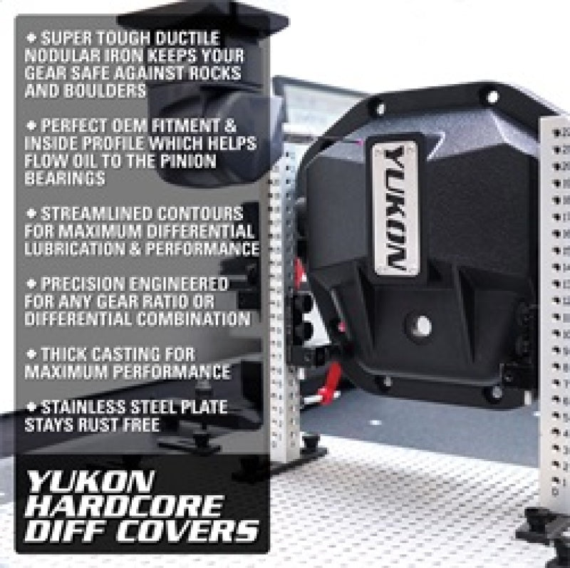 Yukon YHCC-F9.75 Hardcore Differential Cover for Ford 9.75" Rear Axle