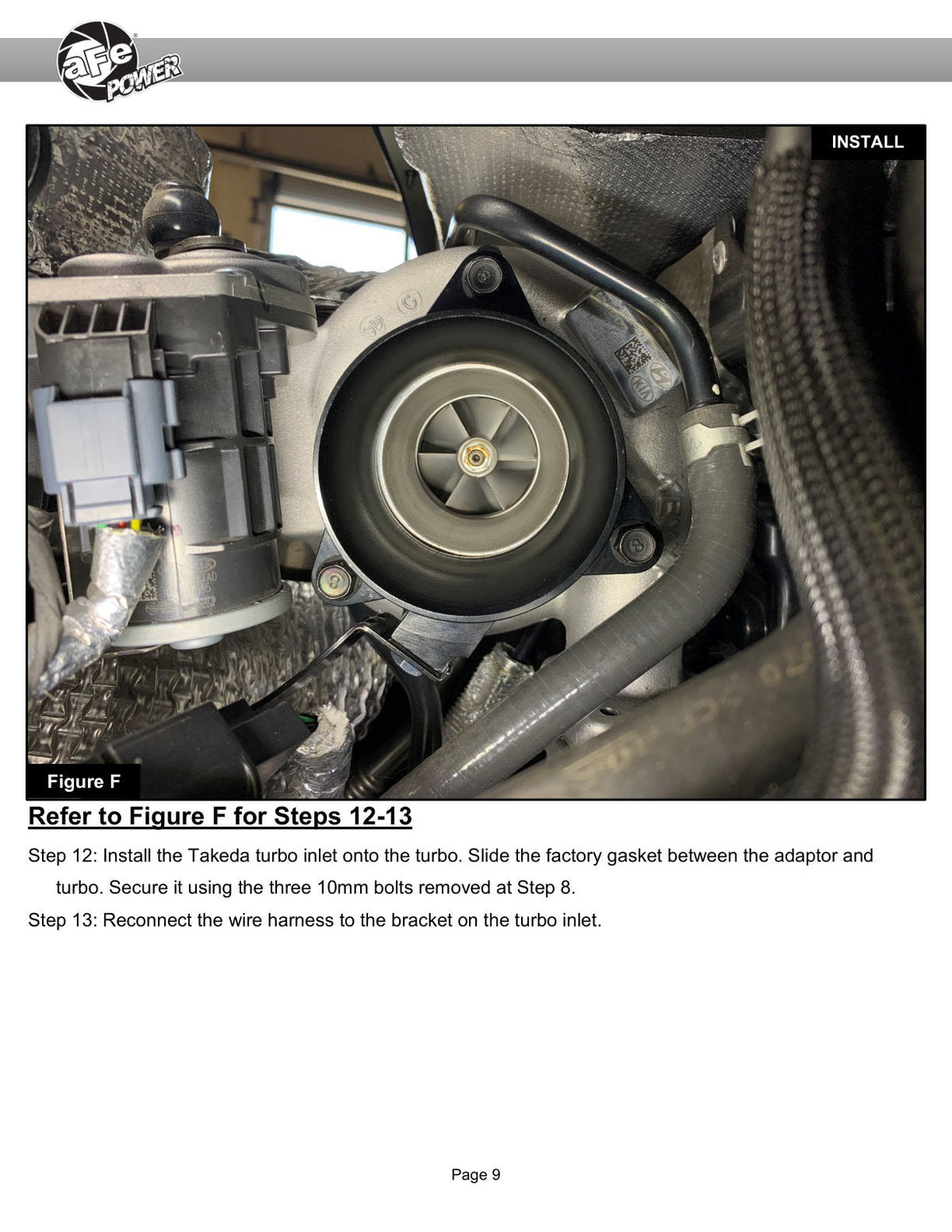 aFe 2019-2020 Hyundai Veloster N L4-2.0L (T) Takeda Turbo Inlet w/ Factory Intake