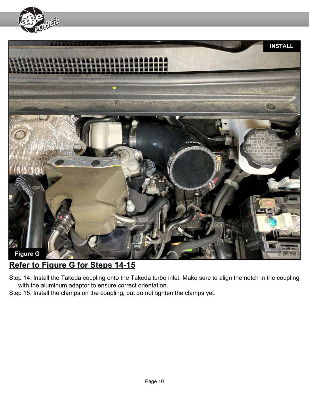 aFe 2019-2020 Hyundai Veloster N L4-2.0L (T) Takeda Turbo Inlet w/ Factory Intake