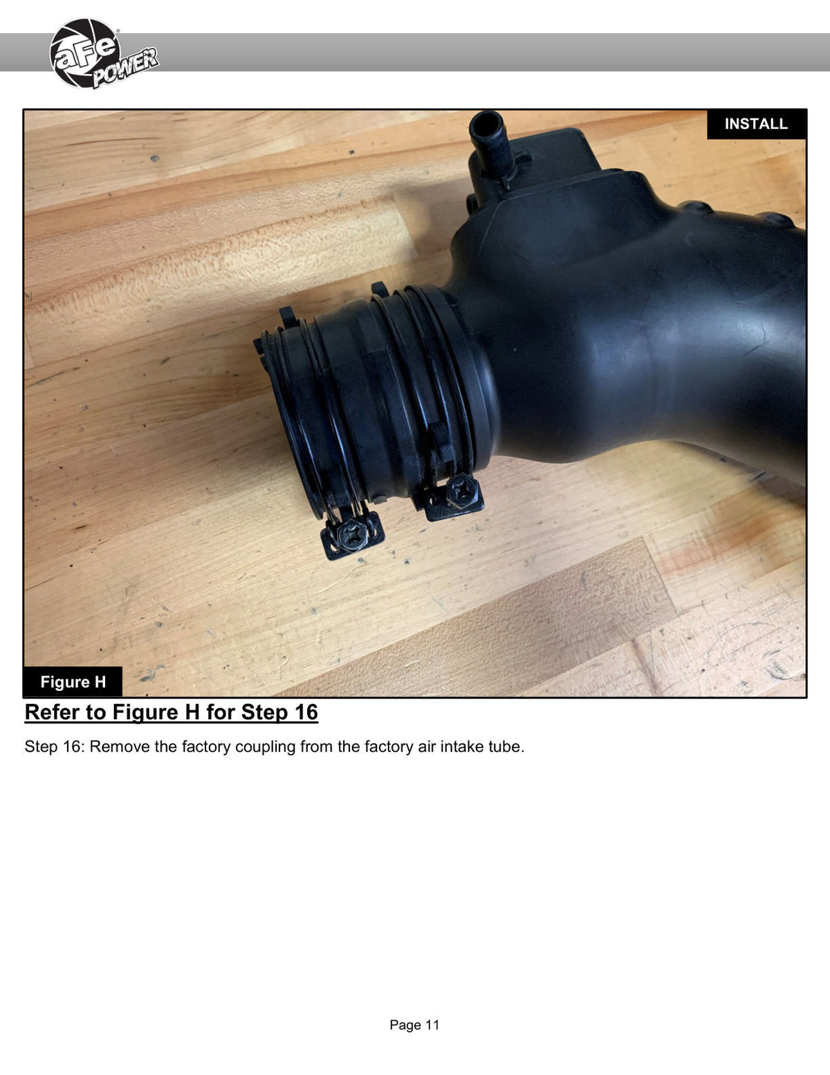 aFe 2019-2020 Hyundai Veloster N L4-2.0L (T) Takeda Turbo Inlet w/ Factory Intake
