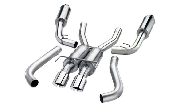 Corsa 2010-2019 Ford Taurus SHO 3.5L V6 Turbo Polished Sport Cat-Back Exhaust