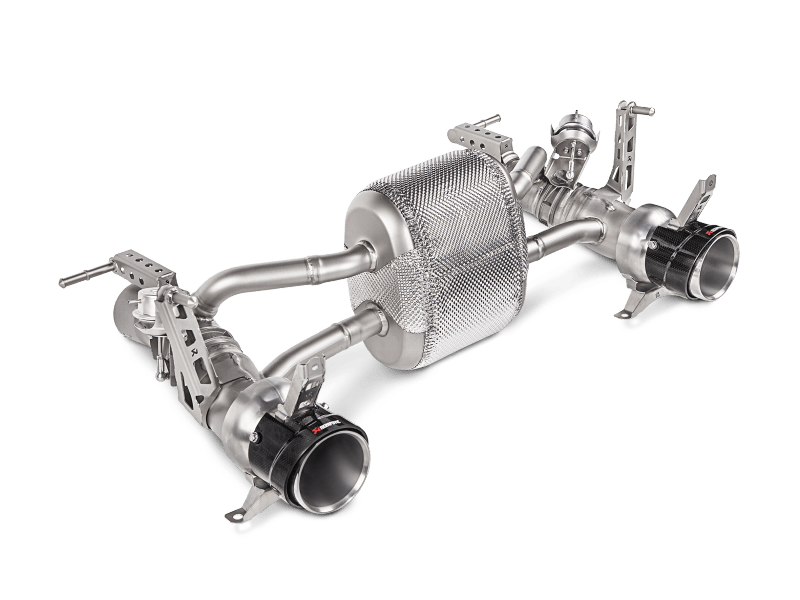 Akrapovic 16-17 Ferrari 488 GTB/488 Spyder Slip-On Line (Titanium) w/ Carbon Tips