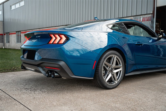 Corsa 2024-2025 Ford Mustang V8 5.0L 3in Axle-Back Exhaust System w/ Twin 4in Black Straight Tips