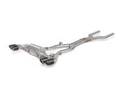 Akrapovic Evolution Line Cat Back (Titanium) w/Carbon Tips - BMW / F93 / M8 / M8 Competition