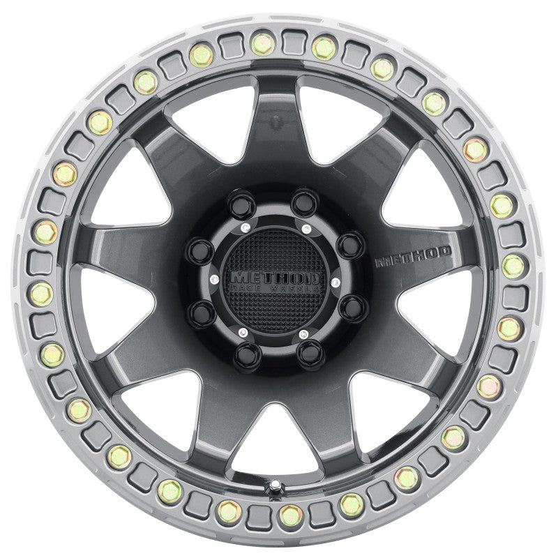 (set of 4) Method Wheels MR108 Gloss Titanium | 17x9" -44mm | 8x6.5mm Wheel