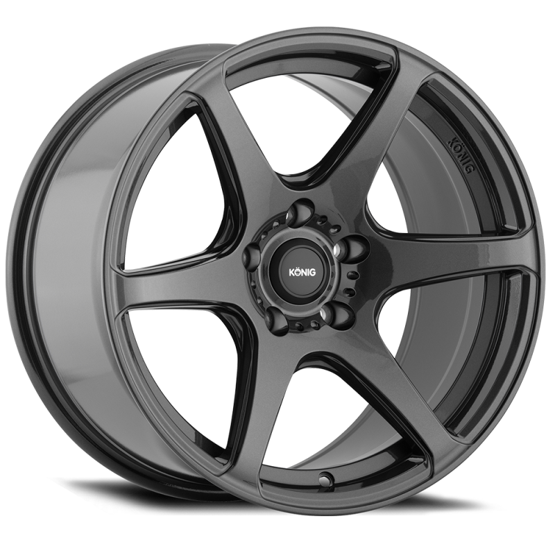Konig Tandem Gloss Graphite | 16x7.5" +45mm | 5x100mm Wheel