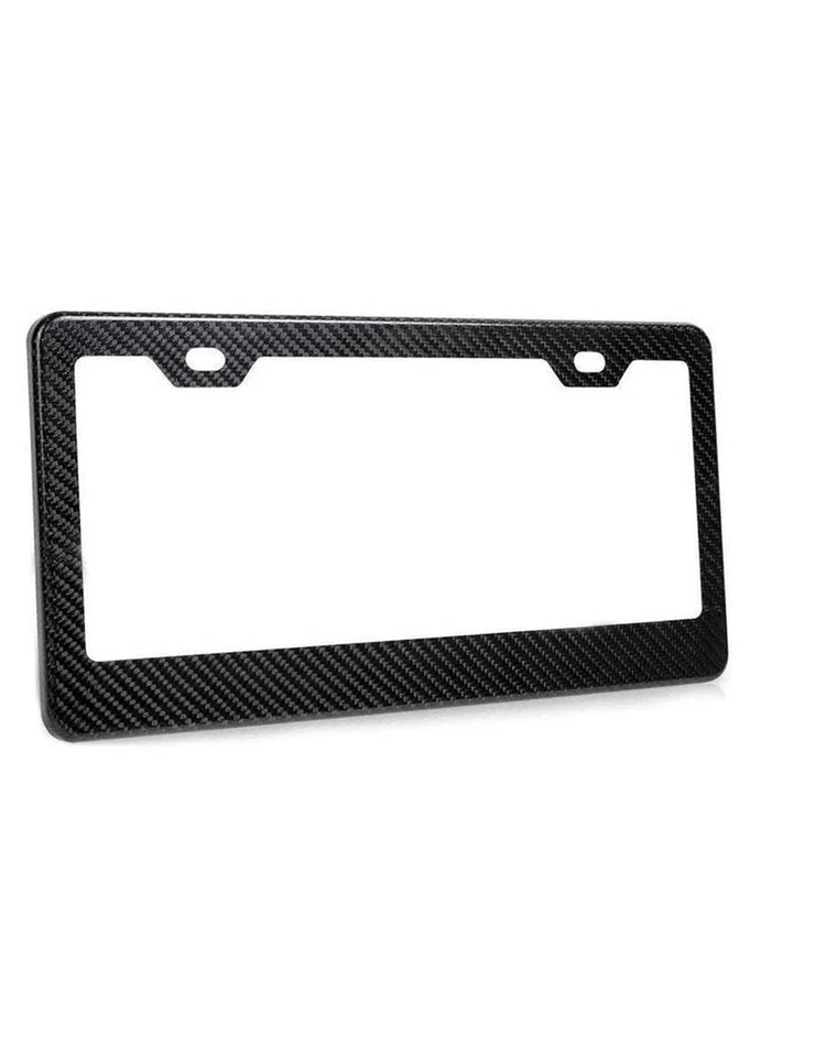 CARBON FIBER LICENSE PLATE FRAME