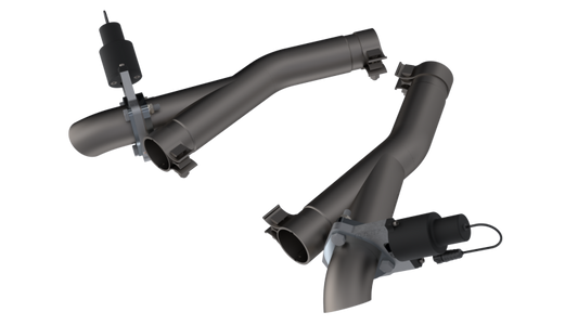 2011-2024 Dodge Durango 5.7L QTP Aggressor Cutout Pipes