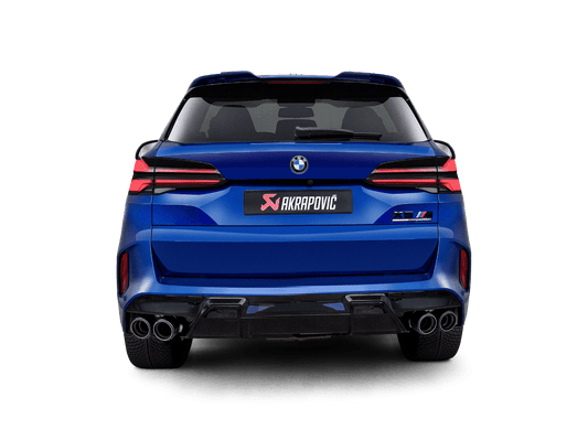 Akrapovic 2024+ BMW X5M / X6M (Face Lift) Slip-On Line (Titanium) w/Carbon Fiber Tips