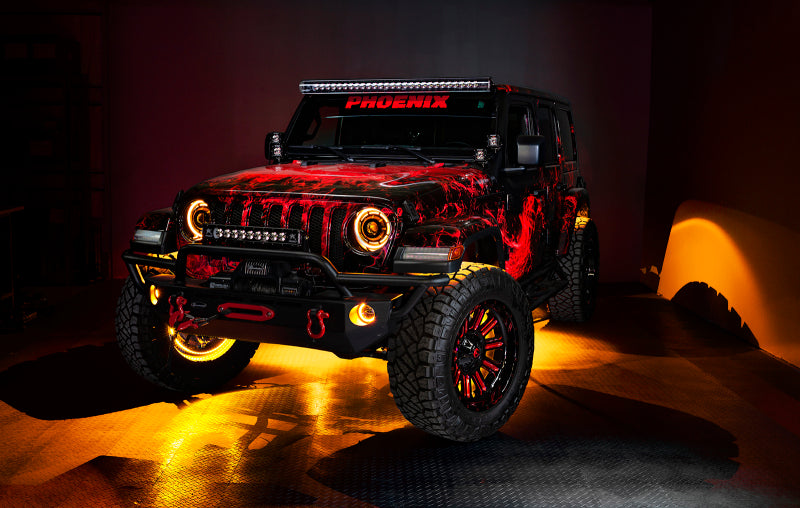 Oracle Jeep Wrangler JK/JL/JT High Performance W LED Fog Lights - Amber