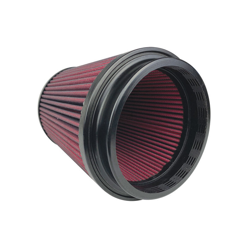 Injen 8-Layer Oiled Cotton Gauze Air Filter 5in Flange / 6.5in Base / 6.9in Media (X-1051-BR)