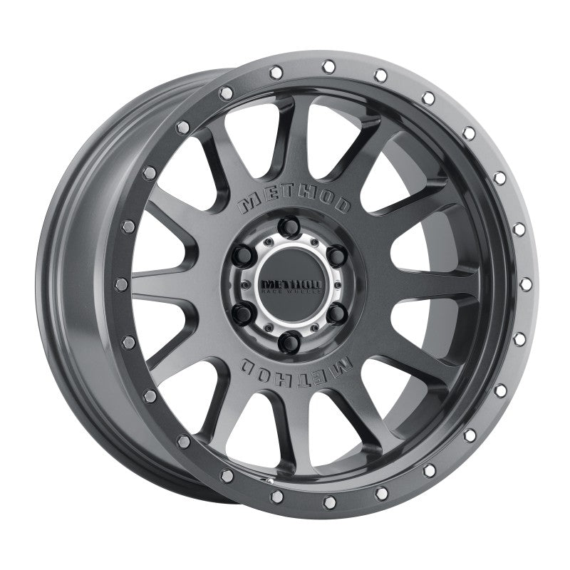 (set of 4) Method Wheels MR605 Gloss Titanium | 20x10" -24mm | 6x5.5mm Wheel