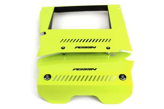 PERRIN 15-21 Subaru WRX Engine Cover Kit (Intercooler & Pulley Covers Incl.) - Neon Yellow