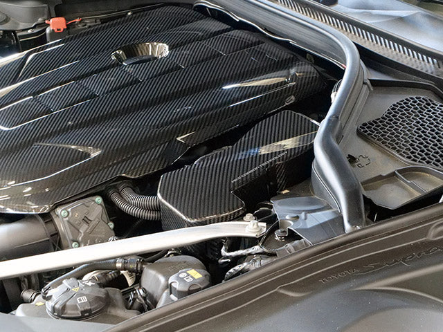 HKS Carbon ECU Cover - Toyota Supra A90 3.0 Turbo 2020+