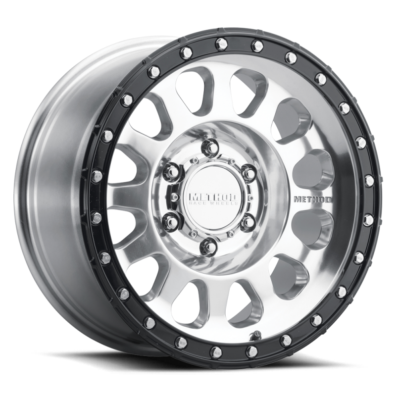 (set of 4) Method Wheels MR315 Polished - Gloss Black Lip | 17x8.5" +0mm | 6x135mm Wheel