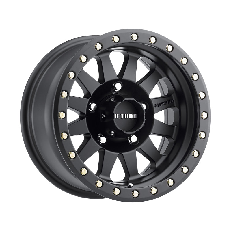 (set of 4) Method Wheels MR304 Matte Black | 15x8" -24mm | 5x4.5mm Wheel