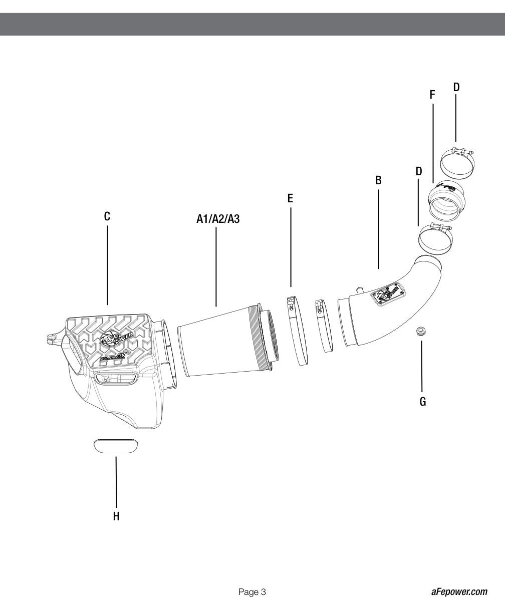 aFe Momentum GT Pro GUARD 7 Cold Air Intake System 07-11 Jeep Wrangler (JK) V6-3.8L