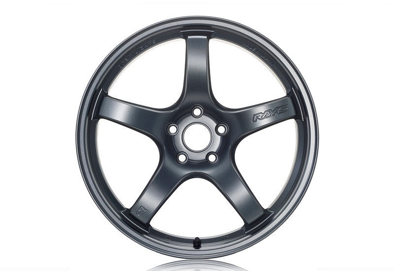 (set of 4) Gram Lights 57CR Gun Blue 2 | 18x10.5" +22mm | 5x114.3mm Wheel