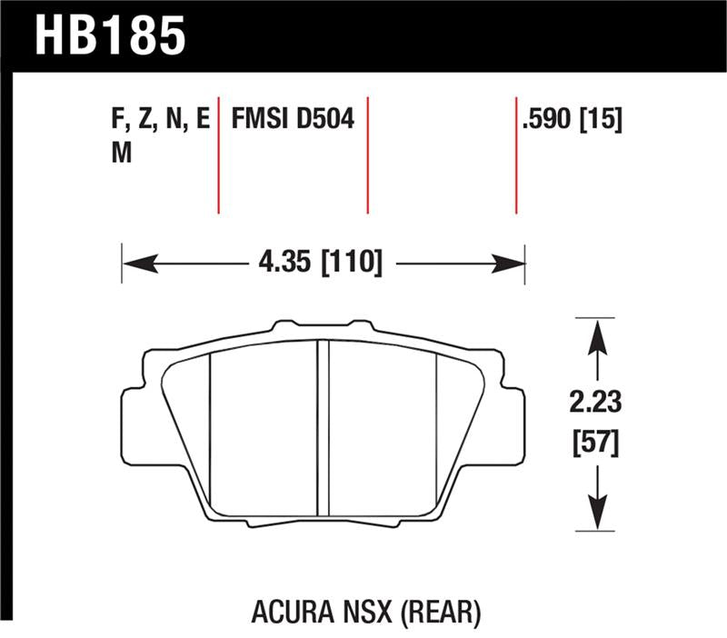Hawk HPS Street Brake Pads