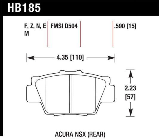 Hawk HPS Street Brake Pads