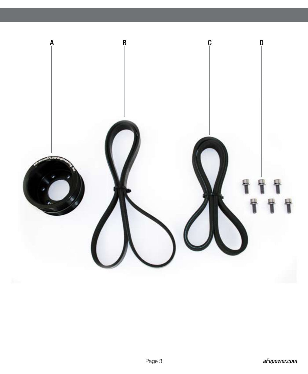 aFe Power Gamma Crank Power Pulley Kit | BMW M5 (E60) (06-10) V10-5.0L (79-10003)