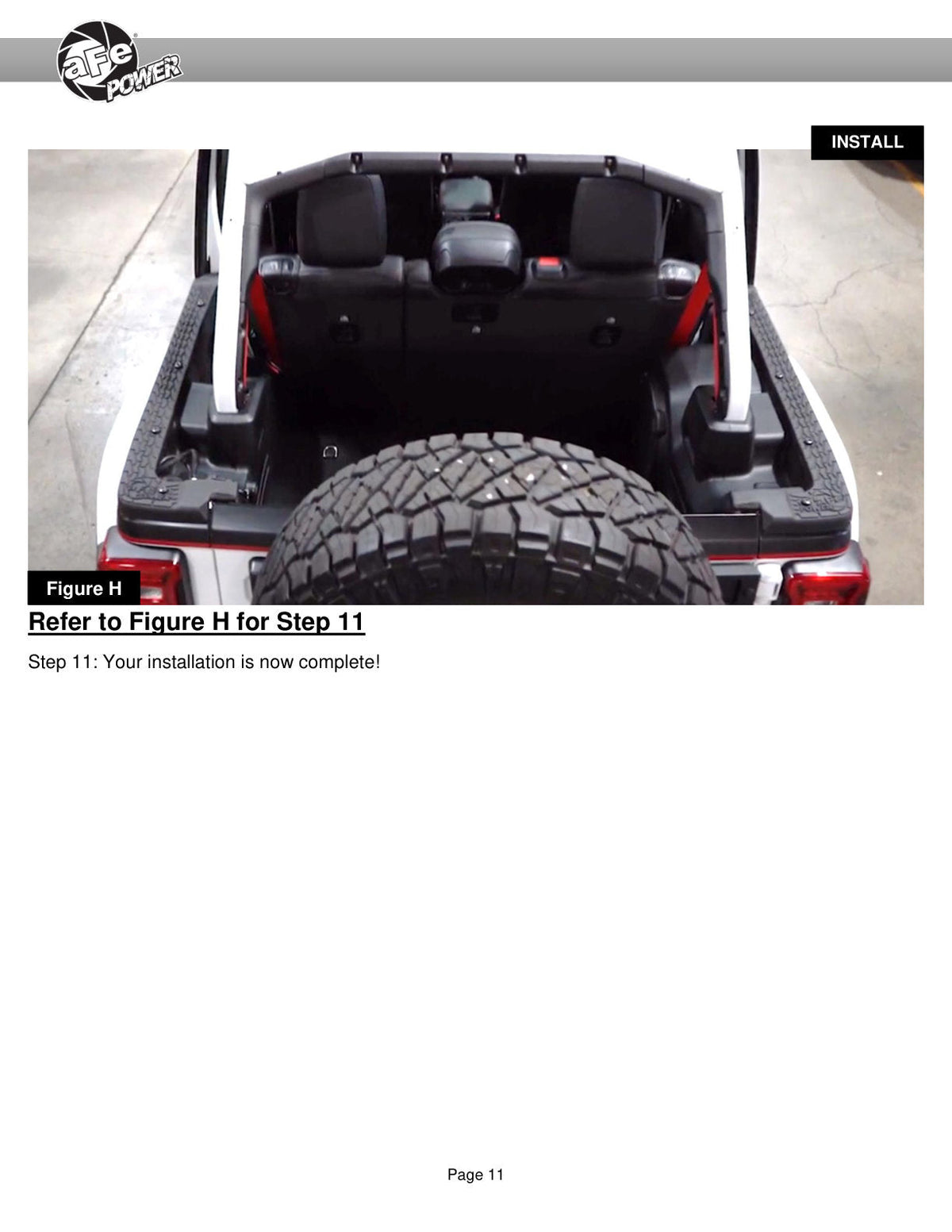 aFe 18-22 Jeep Wrangler JL (4-Door Models w/ 3-Piece Hard-Top Only) Terra Guard Tub Rail Covers