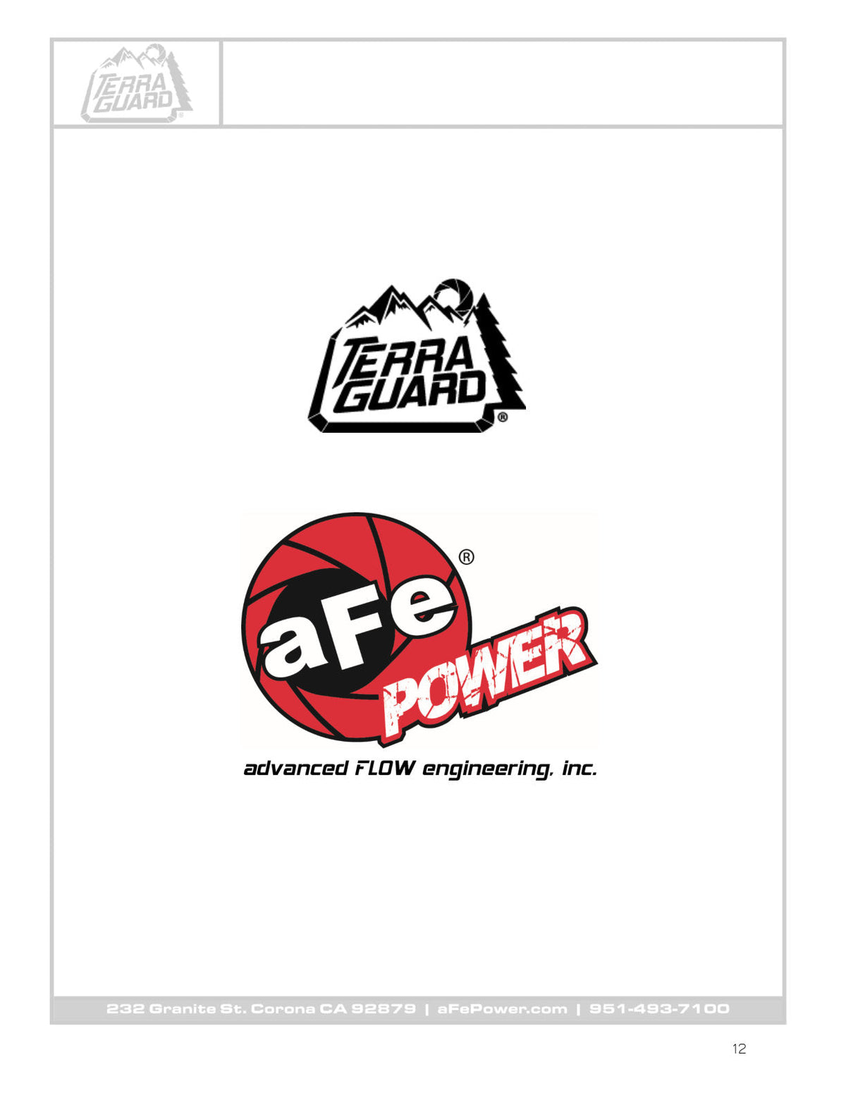 aFe POWER 15-19 Subaru Outback H4 2.5L / H6 3.6L Terra Guard Trail Slider Steps - Black
