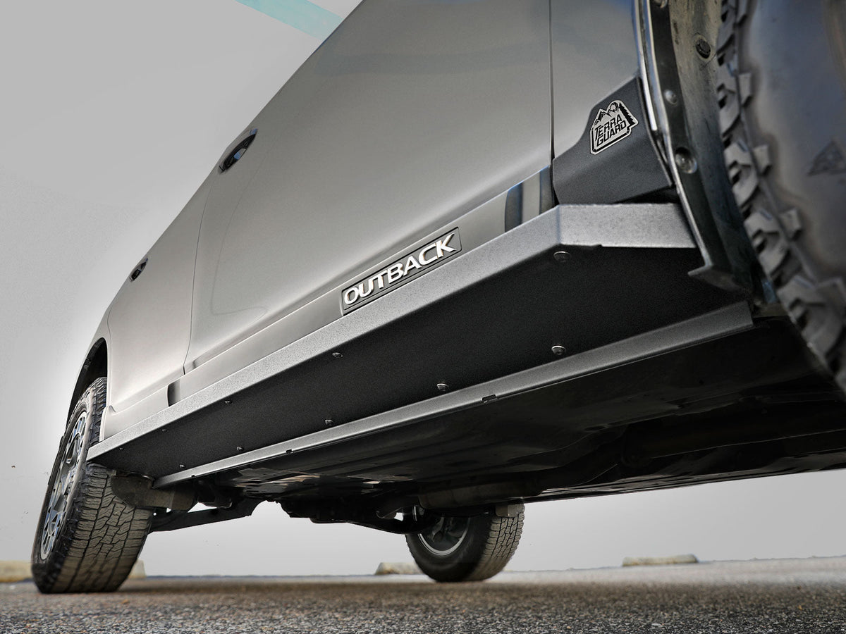aFe POWER 15-19 Subaru Outback H4 2.5L / H6 3.6L Terra Guard Trail Steps - Black