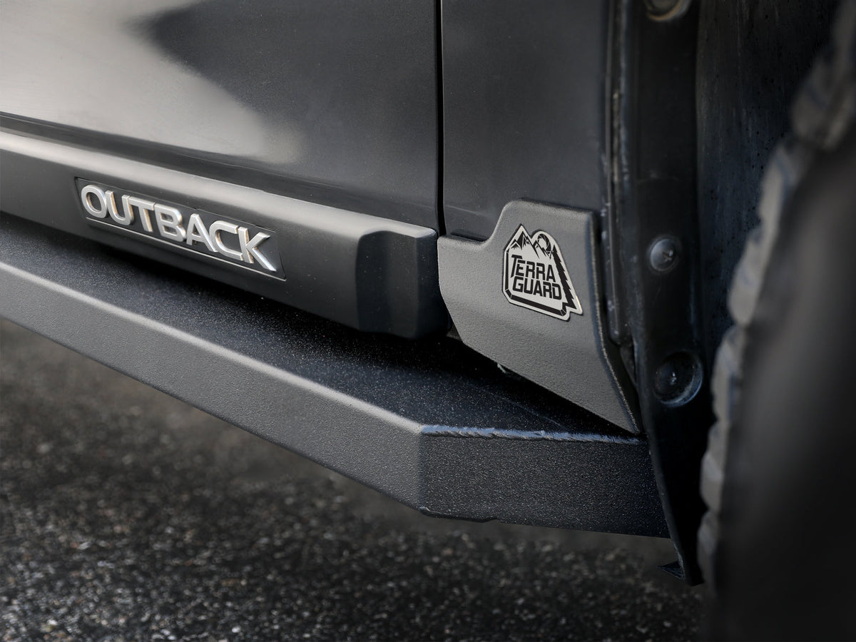 aFe POWER 15-19 Subaru Outback H4 2.5L / H6 3.6L Terra Guard Trail Steps - Black