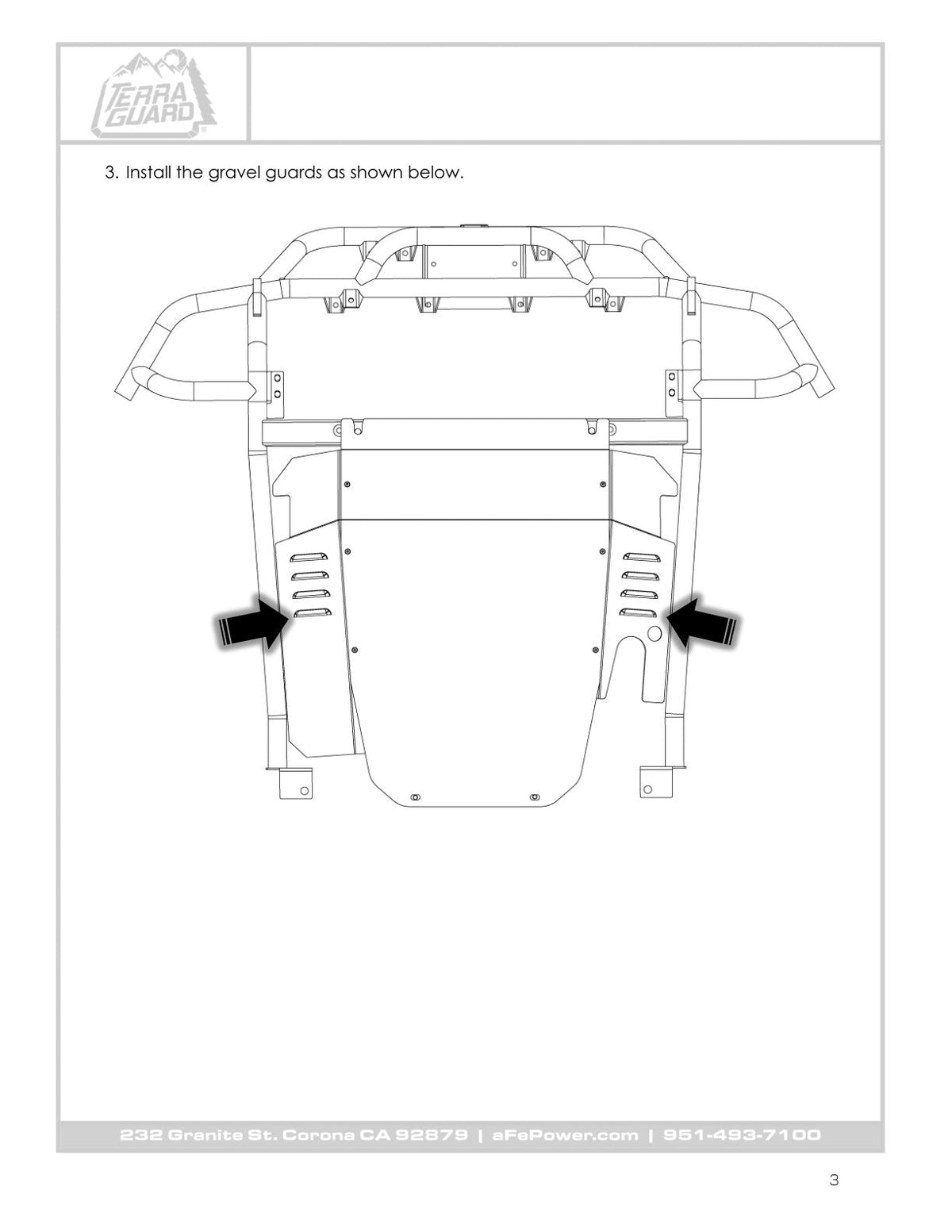 aFe POWER 22-25 Subaru Outback Gravel Guards