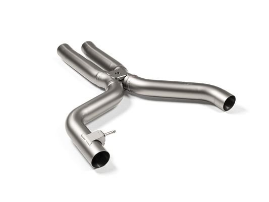Akrapovic 2021+ BMW G87 M2, G80 M3 & G82 M4 Evolution Short Link pipe w/o Resonator  (Titanium)