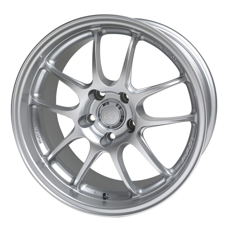 (set of 4) Enkei PF01 Silver | 17x8" +50mm | 5x114.3mm Wheel