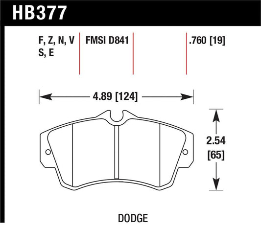 Hawk SRT4 HP+ Street Front Brake Pads