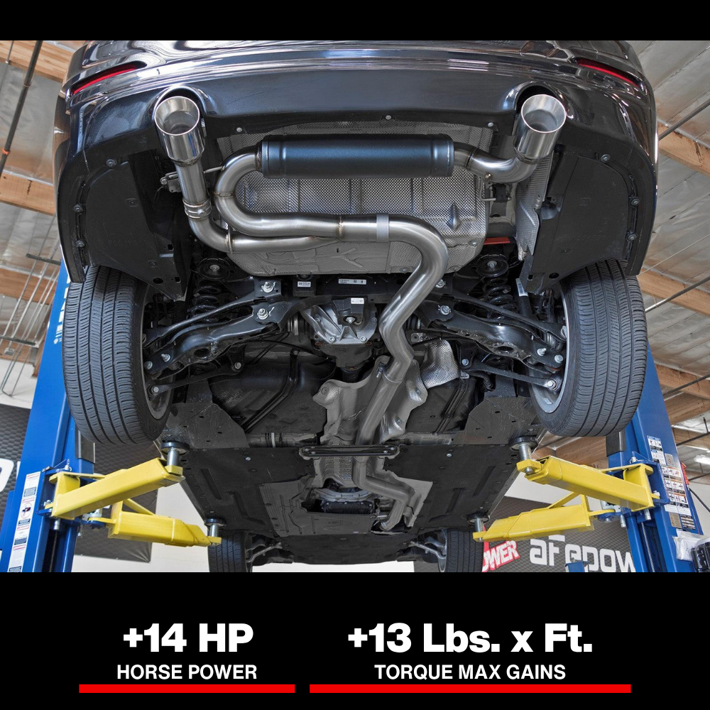 aFe MACH Force-Xp SS Cat-Back Exhaust | BMW 340i/340iX/440i/440iX (16-17) (49-36334-B)