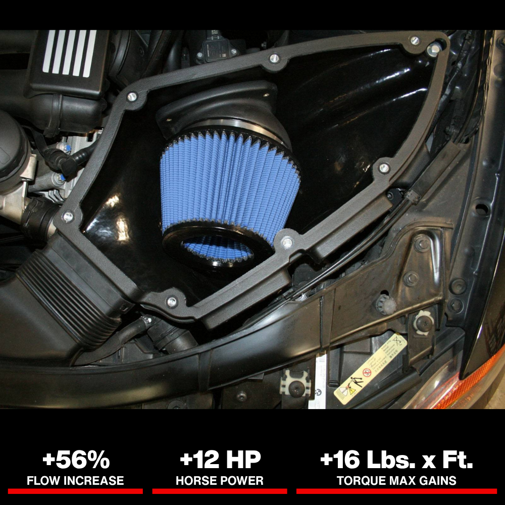 aFe MagnumForce Stage 2 Si Intake System P5R 06-11 BMW 3 Series E9x L6 3.0L Non-Turbo