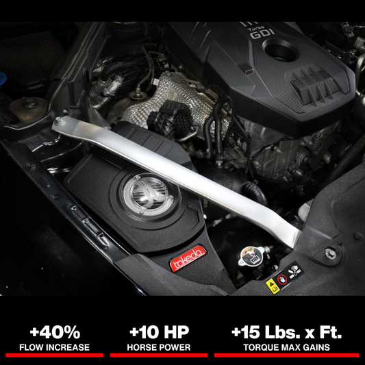 aFe 18-21 Kia Stinger L4 2.0L Takeda Momentum Cold Air Intake System w/ Pro DRY S Filter