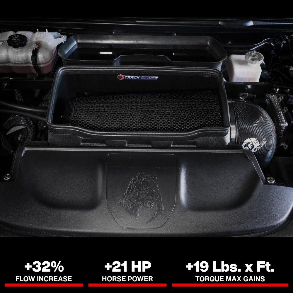 aFe 21-23 RAM 1500 TRX Track Series Carbon Fiber Cold Air Intake System w/ Pro 5R Filter