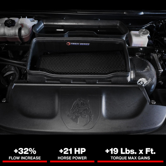 aFe 21-23 RAM 1500 TRX Track Series Carbon Fiber Cold Air Intake System w/ Pro 5R Filter