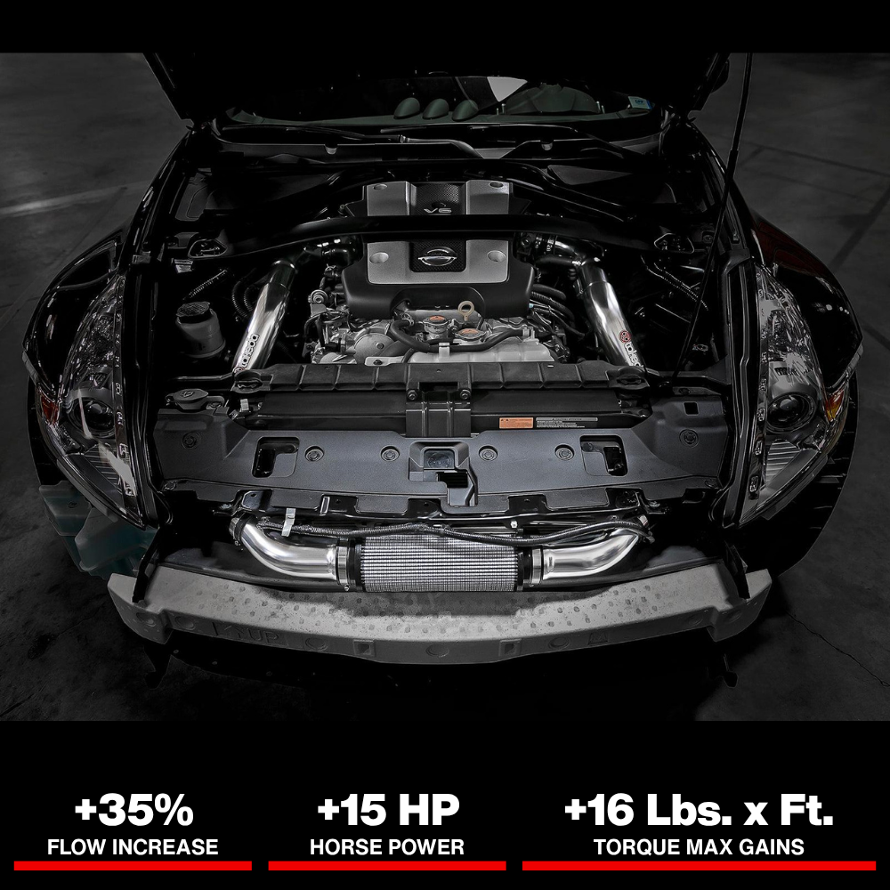 aFe Takeda Intake Stage-2 Polished Pro DRY S 09-17 Nissan 370Z V6 3.7L