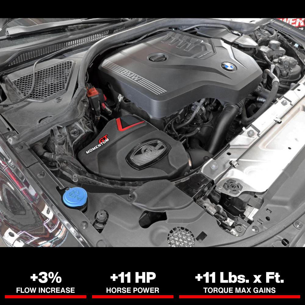aFe Momentum GT Cold Air Intake System w/Pro DRY S Filter 19-21 BMW 330i B46/B48