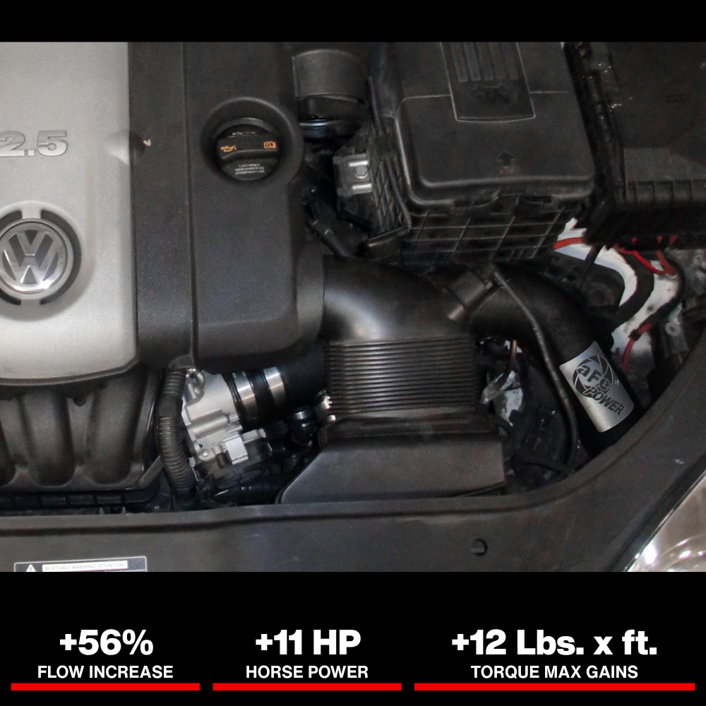 aFe MagnumFORCE Intake Stage-2 Pro DRY S 06-08 VW Jetta/Golf/Rabbit (MKV) 2.5L
