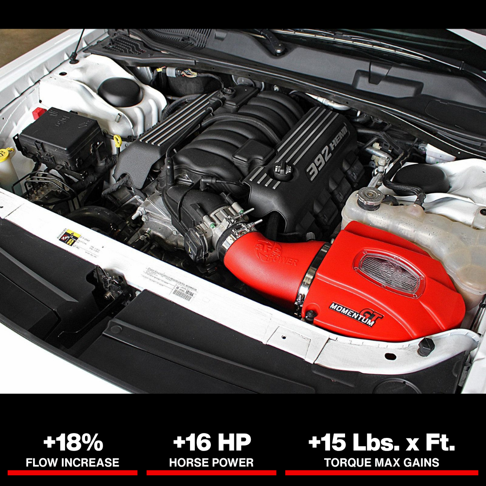 aFe POWER Momentum GT Limited Edition Cold Air Intake 11-17 Dodge Challenger/Charger SRT - Red
