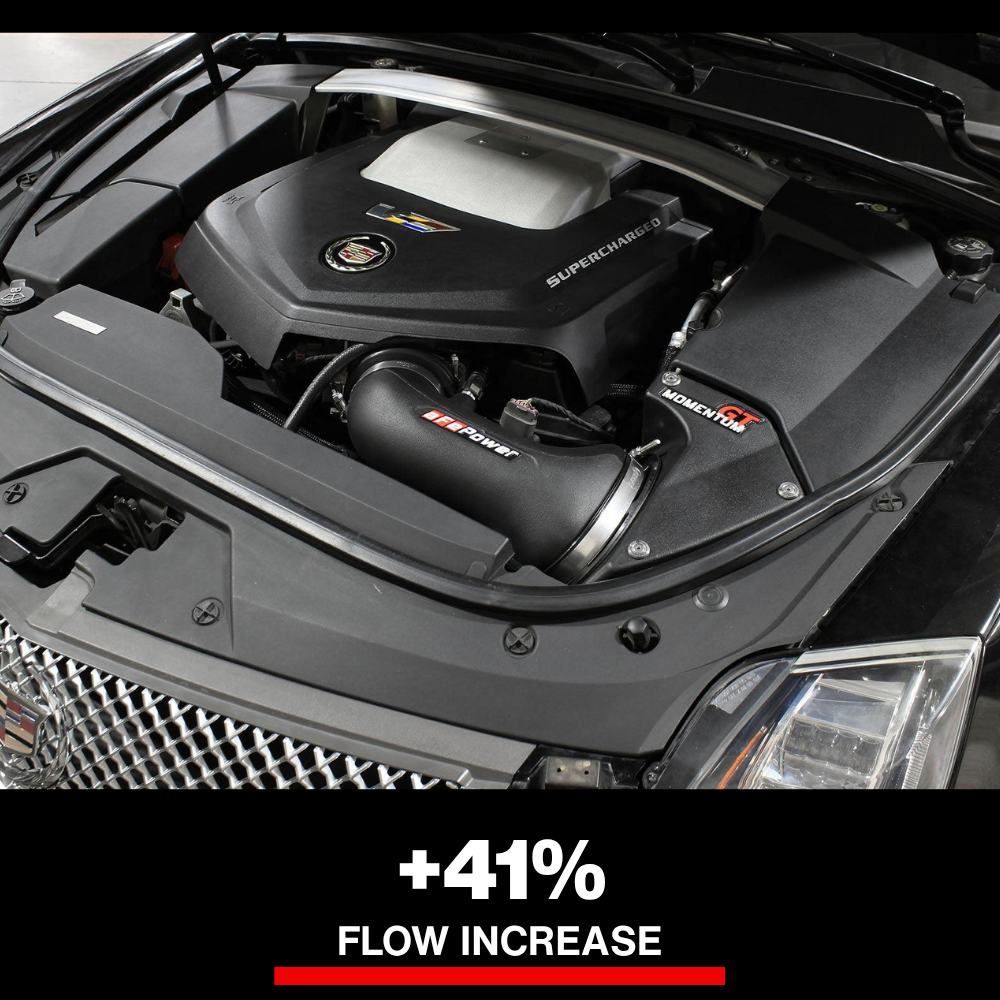 aFe Momentum GT Pro DRY S Cold Air Intake System 09-15 Cadillac CTS-V V8 6.2L (sc)