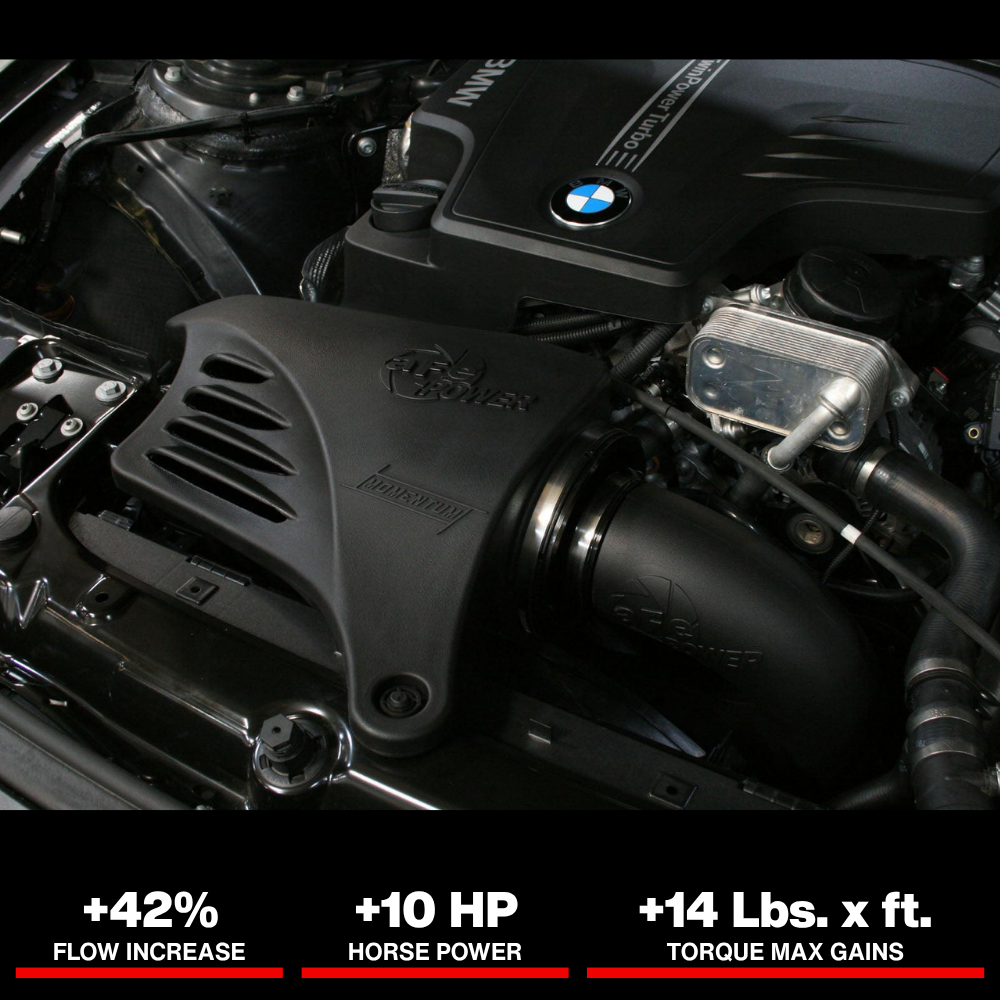 aFe MagnumFORCE Intake Stage-2 Si Pro Dry S BMW 328i (F30) 2012-15 L4 2.0L Turbo N20