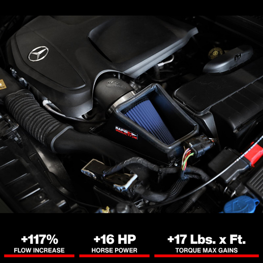 aFe Rapid Induction Pro 5R Cold Air Intake System 14-19 Mercedes-Benz CLA250 L4-2.0L (t)
