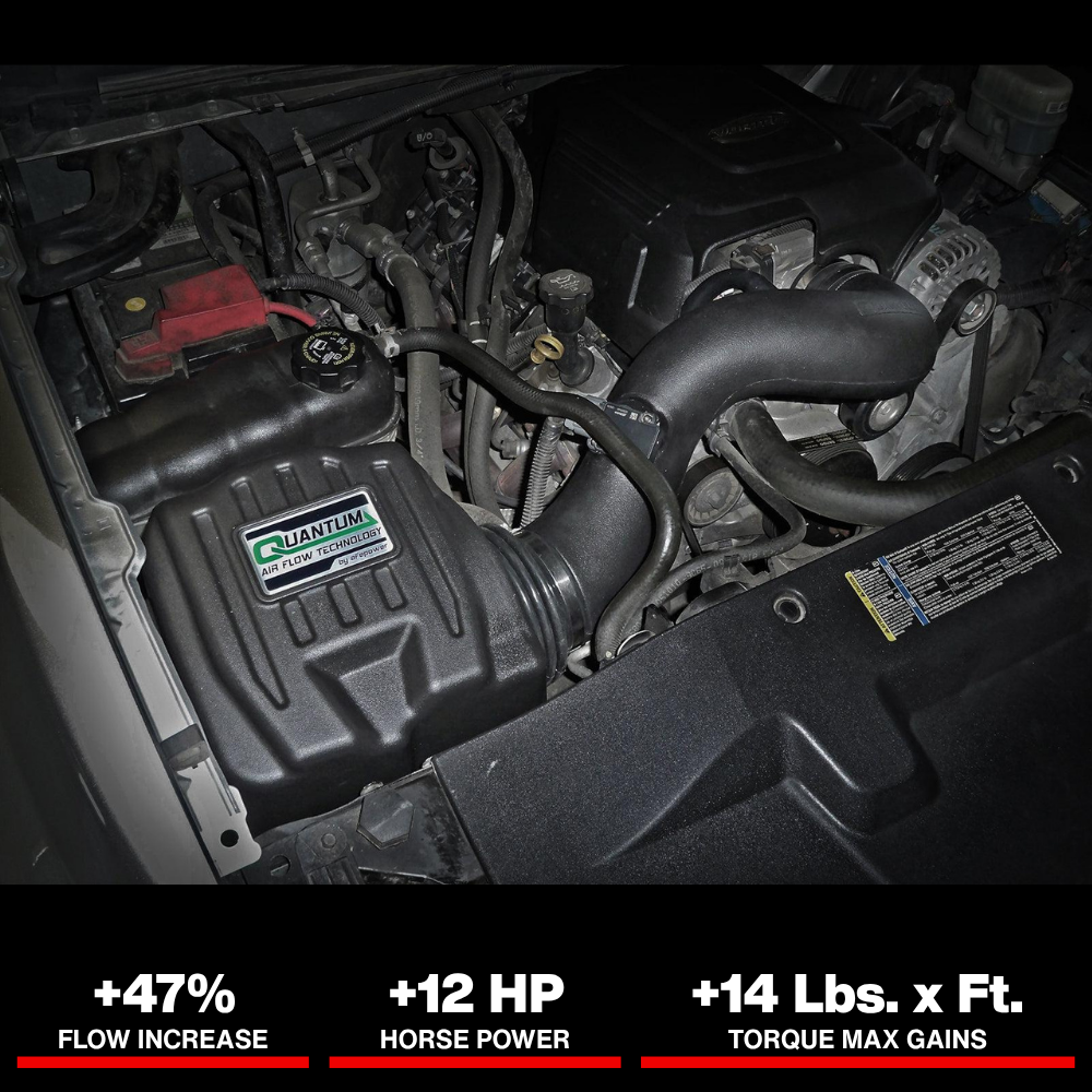 aFe Quantum Cold Air Intake w/ Pro 5R Media 09-13 GM Silverado/Sierra V8-4.8/5.3/6.2L