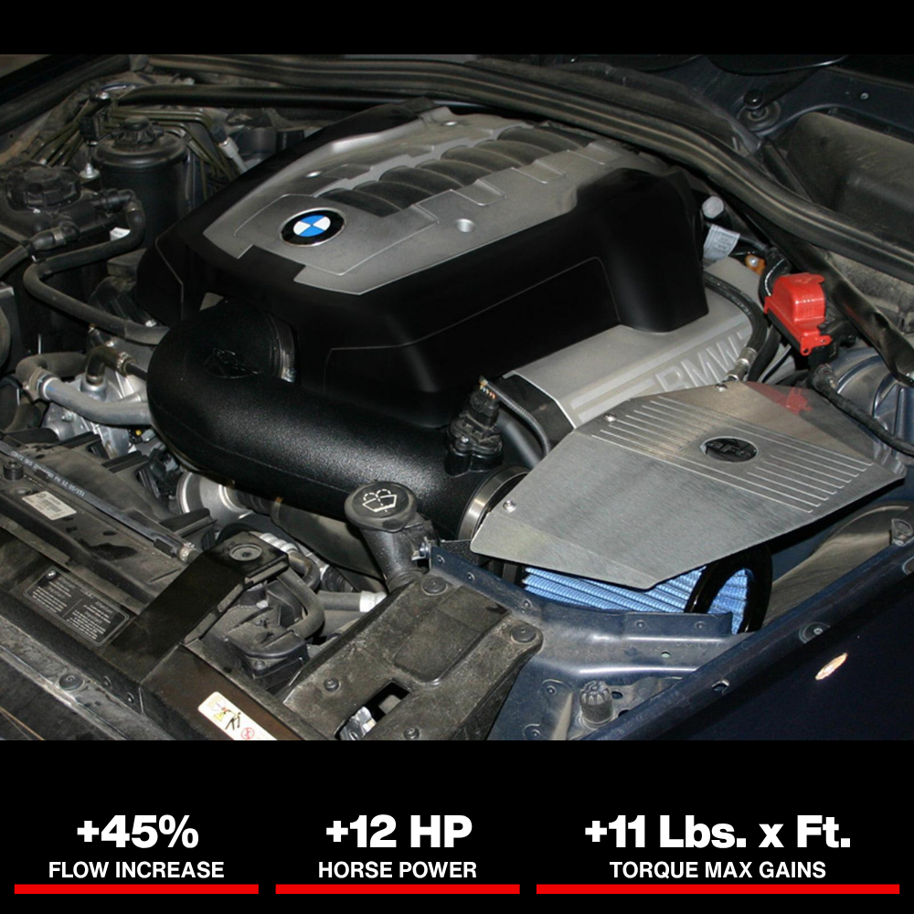 aFe MagnumFORCE Intakes Stage-2 P5R AIS P5R BMW 550i (E60)/650Ci (E63/64) 06-09 V8-4.8L