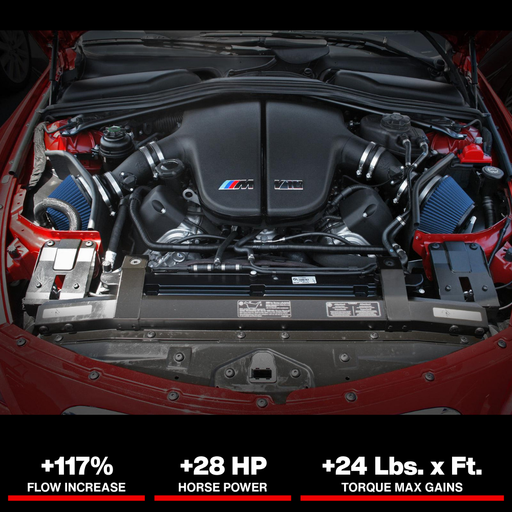 aFe MagnumFORCE Intakes Stage-2 P5R AIS P5R BMW M5 (E60)/M6 (E63/64) 06-10 V10-5.0L